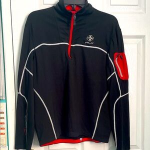 RLX Ralph Lauren Black and Red Performance Jacket